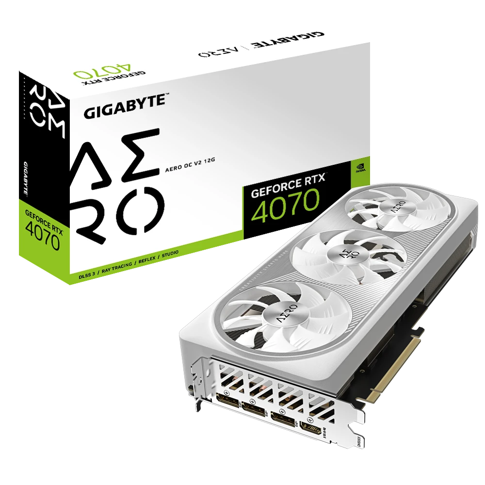 Gigabyte GeForce RTX 4070 AERO OC V2 12G